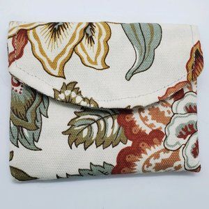 Handmade Floral Coin Pouch Small Wallet